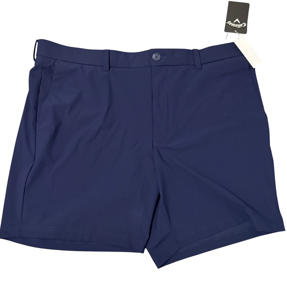 Callaway Golf Shorts‎ Mens Size 38 Blue Stretch Performance Flat Front